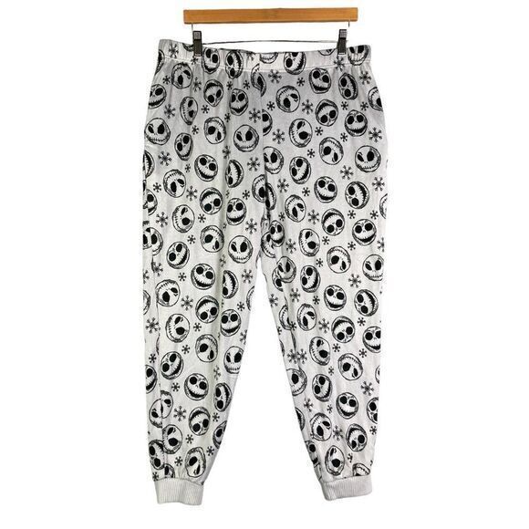Nightmare Before Christmas Jack Skellington Pajama Pants Womens Large 34 Waist - Picture 2 of 10